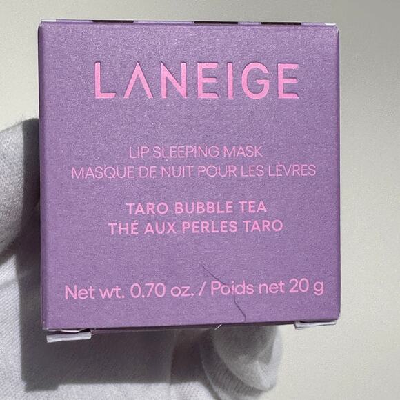Laneige Lip Sleeping Mask Taro Bubble Tea Lip Balm Lavender BNIB 20g/0.70 oz - Picture 3 of 16